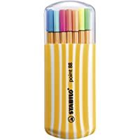 Stabilo Zebrui 8820-02 - Estuche con 20 puntafinas de colores